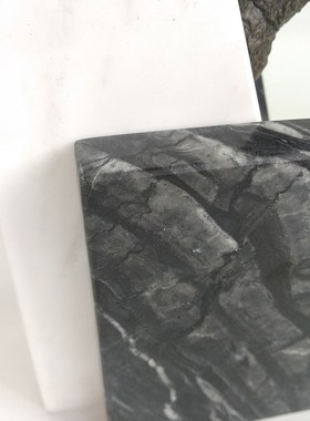 新中式家居软装饰品桌面花插摆件大理石金属工艺品样板房高档饰品