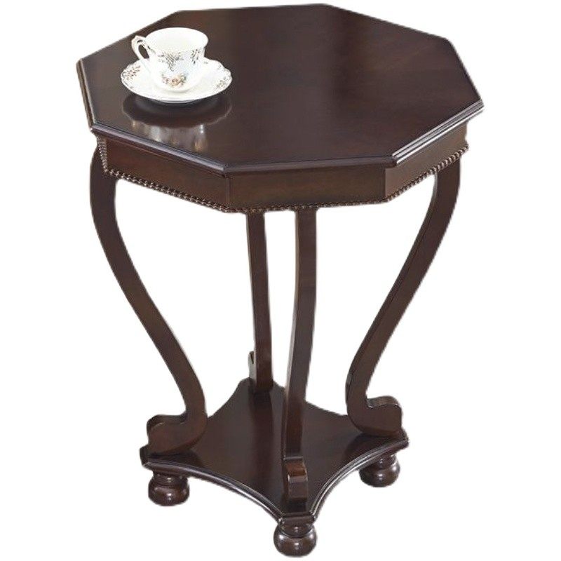 角几简约沙发边几柜小桌子客厅八角桌实木小茶几美式家用方几角柜,淘宝优惠券,粉丝福利购,淘宝优惠卷