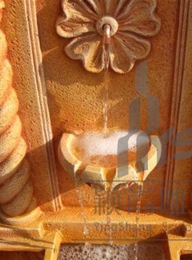 欧式壁饰挂饰室内环保增氧加湿新房结婚壁挂喷泉吉祥流水天使装饰