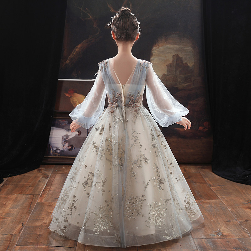 女童公主裙蓬蓬儿童晚礼服洋气小孩生日花童婚纱高端钢琴演出服装,淘宝优惠券,粉丝福利购,淘宝优惠卷