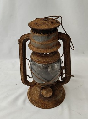 民俗怀旧老物件老式马灯铁皮手提煤油灯影视N道具火锅店装饰品摆