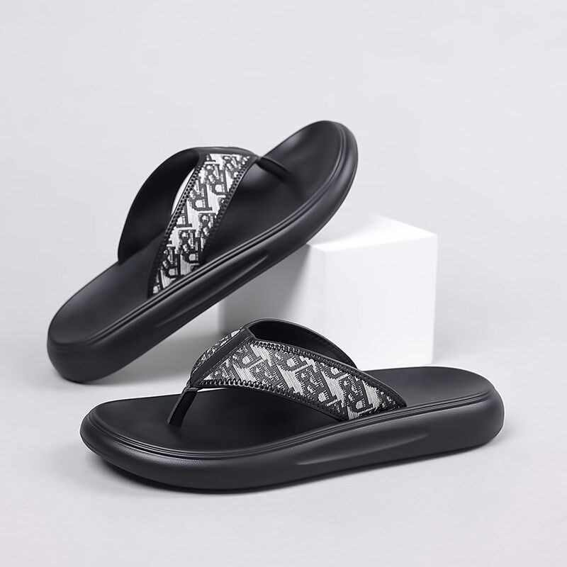 拖鞋男潮夏季外穿2024新款时尚休闲人字拖鞋厚底防滑沙滩拖鞋爆款,淘宝优惠券,粉丝福利购,淘宝优惠卷