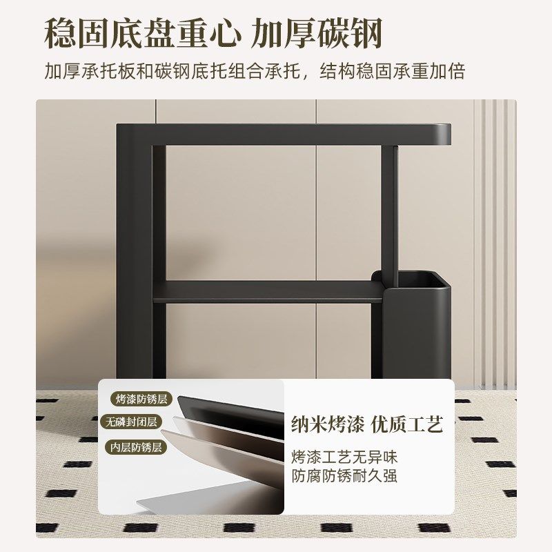 可移动茶几沙发边几小户型家用客厅小推车带轮置物架铁艺床头边柜,淘宝优惠券,粉丝福利购,淘宝优惠卷