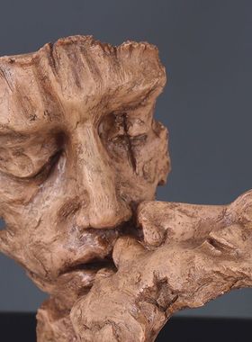 欧式艺术品情侣摆件办公室家居z酒柜轻奢抽象工艺品书柜书架装饰