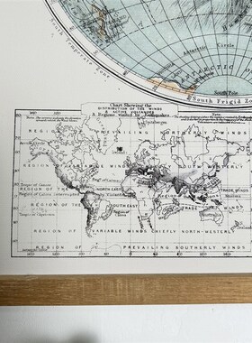 复古小众世界地图挂轴画客厅玄关走廊电表箱遮挡挂画壁画画芯定制
