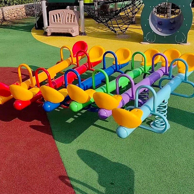 户外儿童PE板跷跷板幼儿园小区弹簧摇摇乐双人翘翘板玩具户外小区,淘宝优惠券,粉丝福利购,淘宝优惠卷