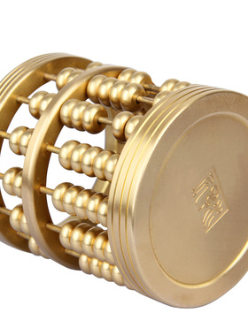 朴器 铜算盘笔筒 铜老虎笔筒