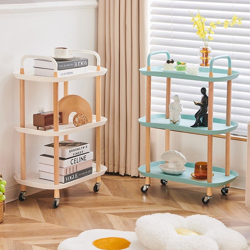 奶油风沙发边几现代床头侧边柜茶几客厅小推车家用桌子,淘宝优惠券,粉丝福利购,淘宝优惠卷