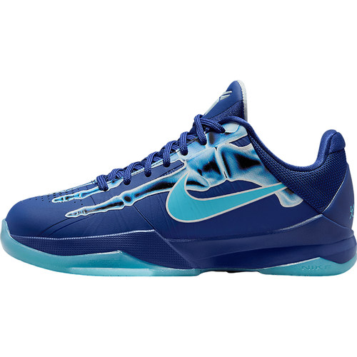 Nike/耐克正品Kobe 5儿童低帮缓震运动耐磨篮球鞋HM9522-400 - 图3