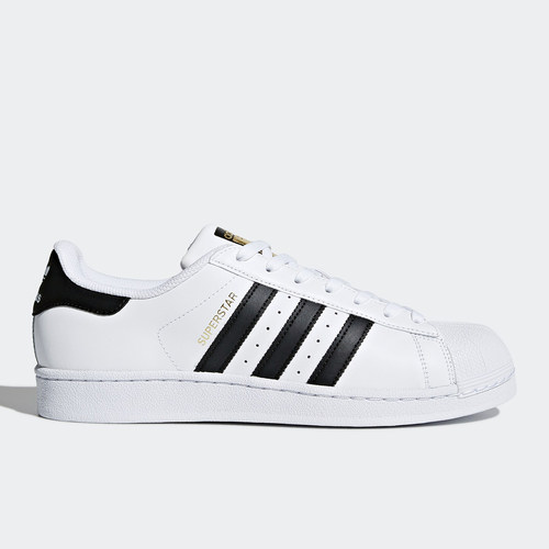 Adidas/阿迪达斯正品三叶草金标贝壳头男女同款休闲板鞋C77124 - 图0