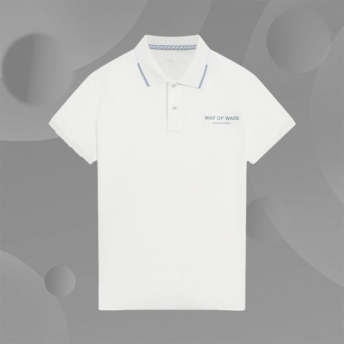 李宁正品秋季新款休闲运动健身透气潮流男子Polo衫APLS175 - 图0