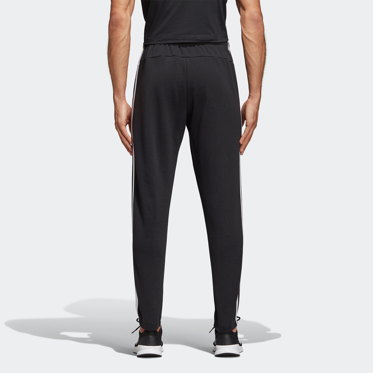 Adidas/阿迪达斯正品春季新款男士经典三条纹运动长裤DQ3078 - 图1