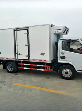 国六汽车3.2米保温车厢配送车 肉钩冷冻厢式货车 生鲜配送专车