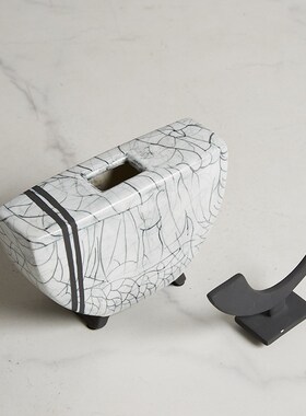 新中式禅意小号陶瓷储物罐茶室客厅E办公室茶几博古架酒柜装饰摆