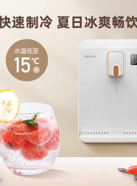 纽米管线机壁挂式速热冰热两用制冷家用调温即热式冷热饮水直饮机