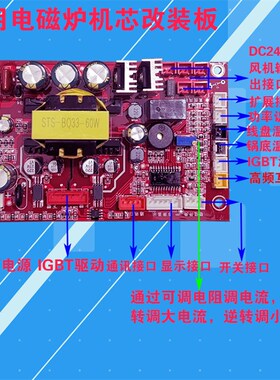 大功率商用电磁炉炒灶机 通用控制板 改装 热卖中