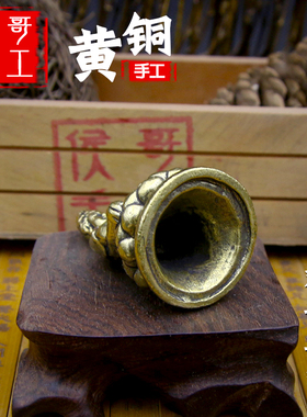 纯黄铜实心文殊菩萨观音菩萨摆件家居装饰品小摆件茶宠礼品贺礼