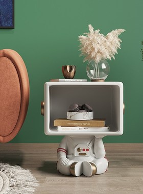 创意宇航员客厅大型落地摆件家居卧室床头柜软装饰品乔迁新居礼品