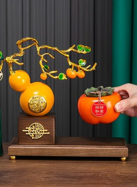 高档中式客厅葫芦招财摆件新居乔迁礼物玄关酒柜搬家礼品家居装饰