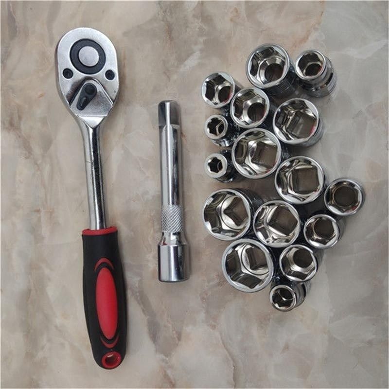 大飞棘轮扳手24齿1/2扳手六角套筒8-24短套筒维修工具加长杆延长,淘宝优惠券,粉丝福利购,淘宝优惠卷