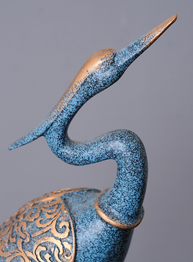 仙鹤摆件装饰品中式乔迁新居礼物家居客厅电视柜玄关桌面结婚礼物