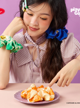 有点淘气wiggle wiggle洗脸化妆便携套装束发带发圈手持镜伴手礼