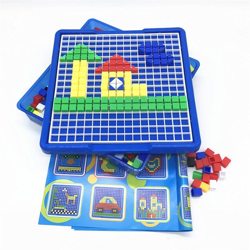 儿童精细训练蘑菇钉益智魔法拼盘拼图插图板视力训练男孩女孩,淘宝优惠券,粉丝福利购,淘宝优惠卷