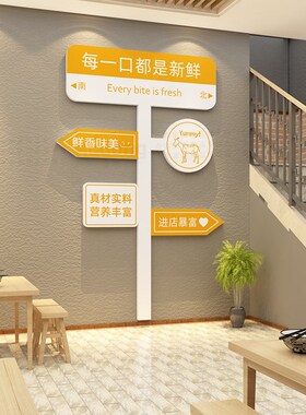 羊肉汤馆装饰羊肉烩面粉丝餐饮饭店创意画小吃广告海报布置