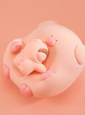 【大美术馆】和你在一起贴贴摆件桌面手办小兔猪猪男女生日礼物