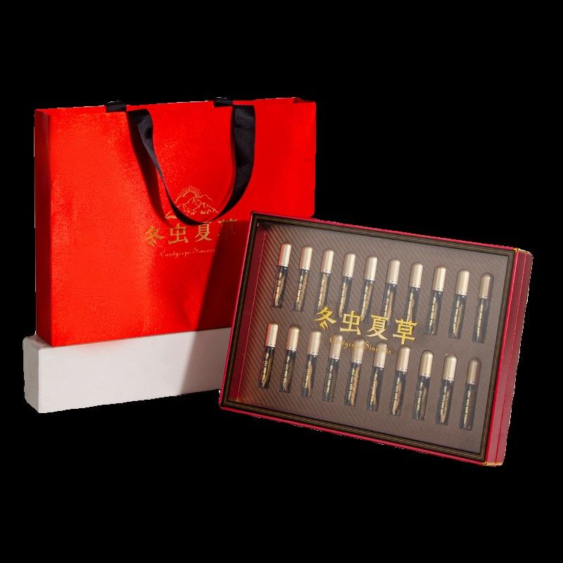 高档冬虫夏草包装礼盒空盒金色铝合金材质燕窝烤漆企业送礼盒子,淘宝优惠券,粉丝福利购,淘宝优惠卷