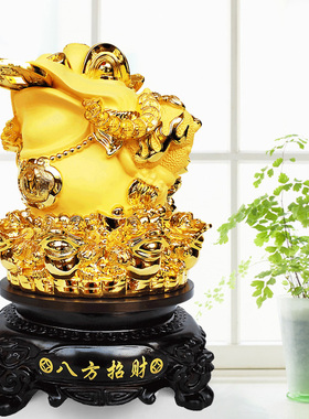 开业礼物高档招财金蟾摆件饭店吧台装饰公司新店开张礼品店铺贺礼