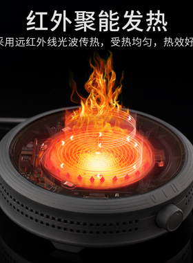 黑晶炉迷你新型烧水多功能小泡茶炉智能静音电磁炉光波炉煮茶器
