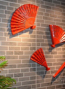 古色古香挂件客厅装饰卧室画无框壁画沙发背景玄关墙画扇