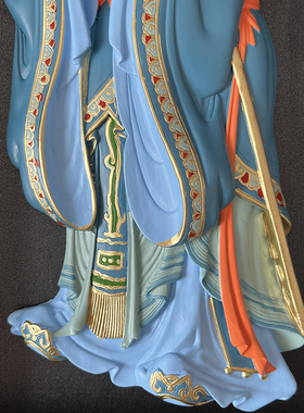 孔子画像泥塑挂画 泥人张彩塑 墙壁画装饰画 孔圣人送老师教师节