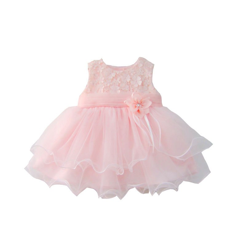 婴儿百天100天公主连身裙3-6月礼服裙 女宝宝满月服1周岁生日礼物,淘宝优惠券,粉丝福利购,淘宝优惠卷