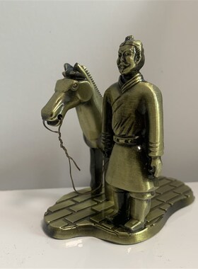 兵马俑小摆件陕西西安旅游纪念品特色工艺品出国礼品送老外金属