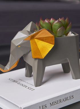 几何动物摆件创意客厅玄关家居装饰摆设门口进门鞋柜放钥匙收纳盒