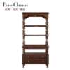 American country solid wood bookshelf shelf storage rack retro shelf display rack storage rack restaurant rack shelf customization