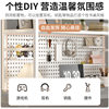 Desktop hole plate iron art bookshelf table storage rack dormitory layered storage storage rack desk household sorting rack
