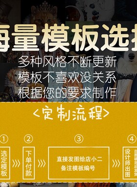 萌宠工坊定制宠物 数字油画猫咪狗狗肖像画像diy手绘装饰画填色画