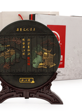 创意复古炭雕摆件四川重庆成都都江堰特色定制工艺品旅游纪念礼品