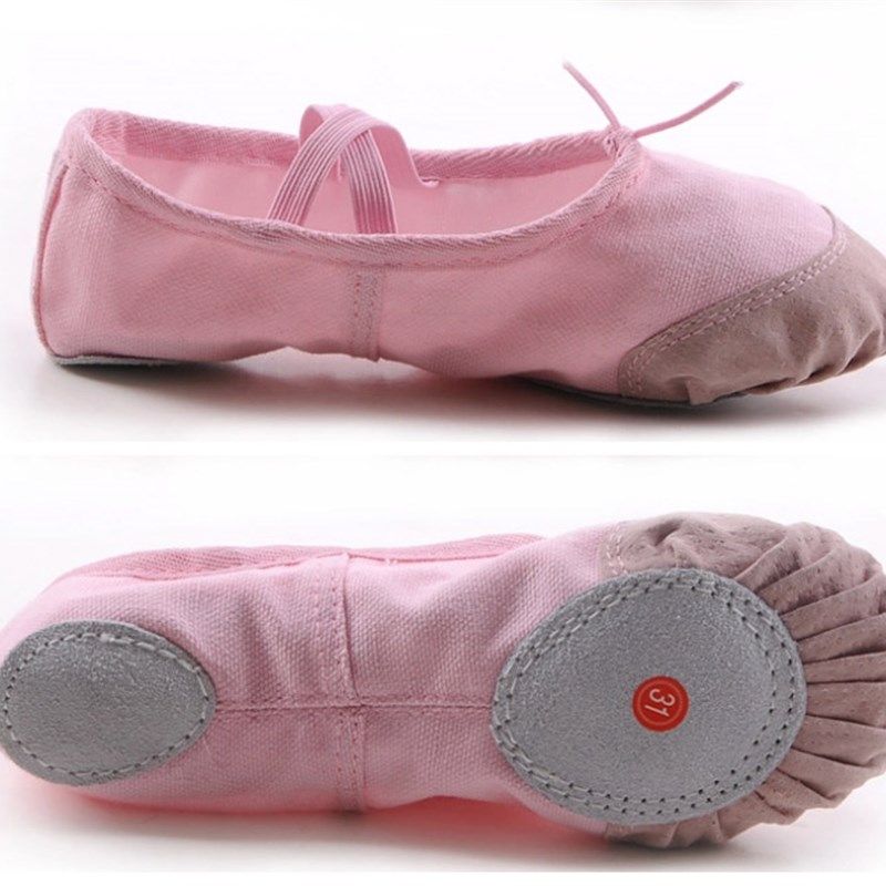 成人儿童舞鞋女童练功鞋皮头猫爪鞋软底帆布幼儿园跳舞芭蕾瑜伽,淘宝优惠券,粉丝福利购,淘宝优惠卷