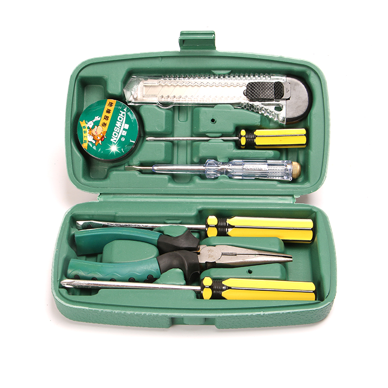 家用工具装日常维修理五金钳子锤子扳手螺丝刀组水管钳箱 - 图3