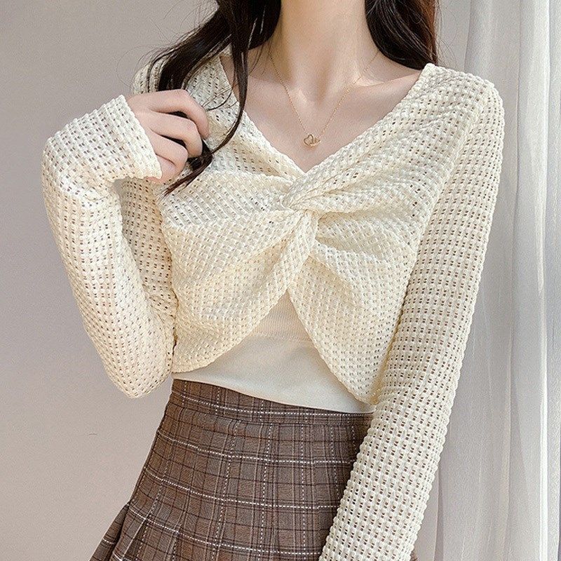 白色吊带连衣裙外搭罩衫高级感秋季短款开衫小个子披肩蕾丝上衣女,淘宝优惠券,粉丝福利购,淘宝优惠卷