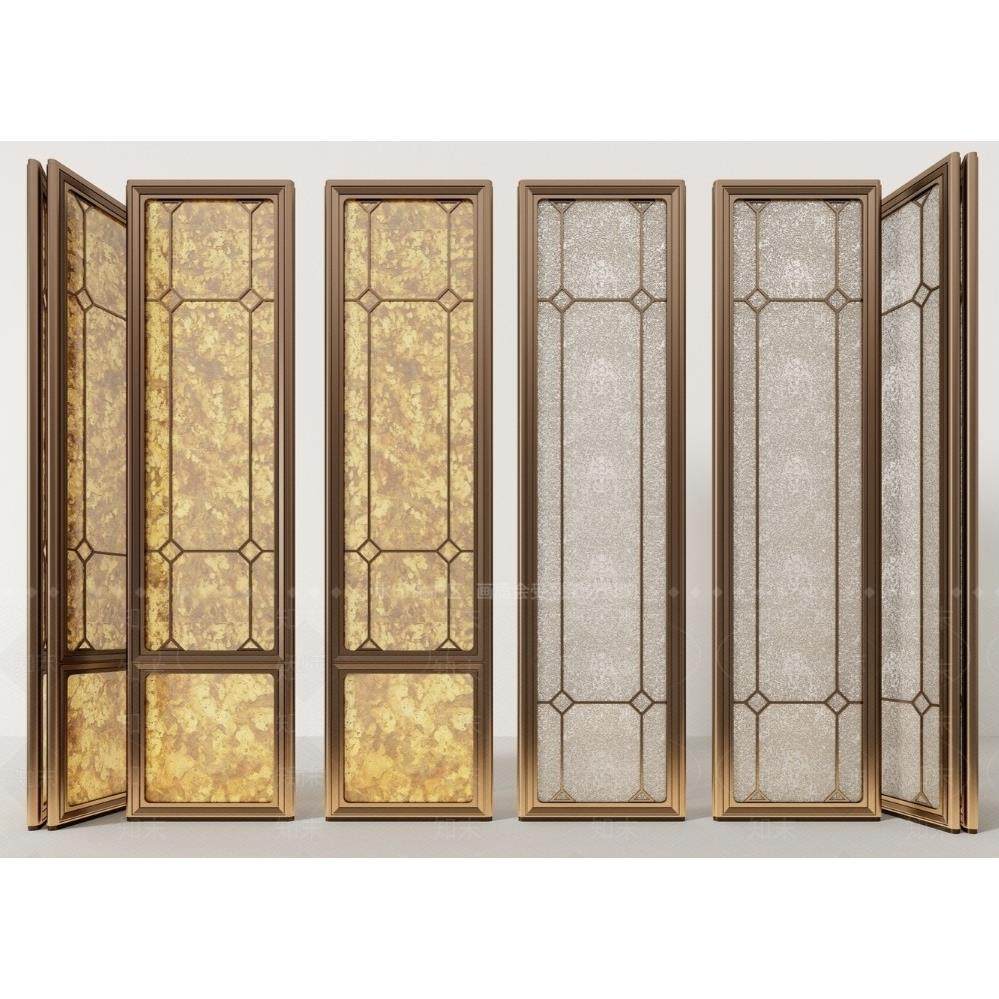 不锈钢屏风新中式夹丝艺术玻璃镂空隔断背景墙花格栅酒店大堂玄关,淘宝优惠券,粉丝福利购,淘宝优惠卷