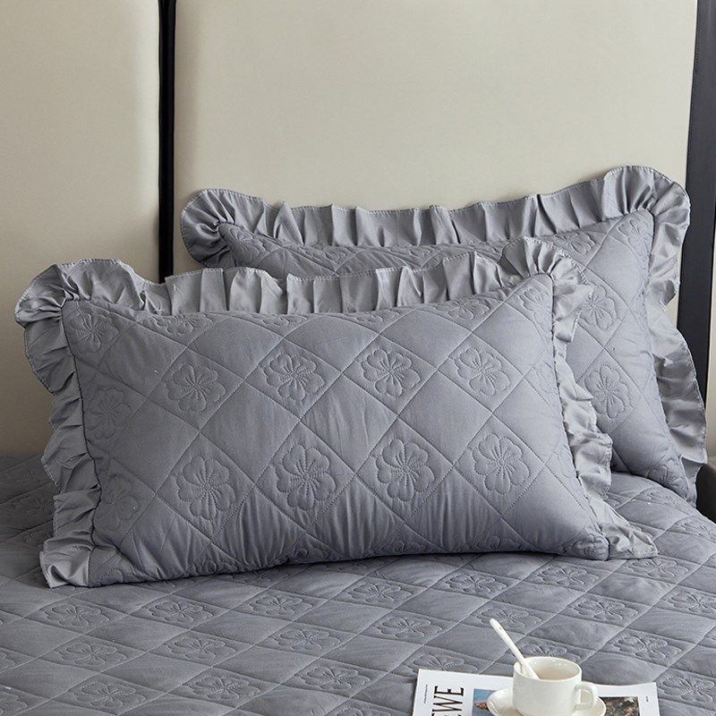 a类大豆纤维夹棉枕套一对装家用成人48x74枕头套白色枕皮四季通用,淘宝优惠券,粉丝福利购,淘宝优惠卷