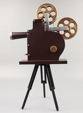 复古80年代老式支架放映机模型摄影视拍照创意道具怀旧装饰品摆件
