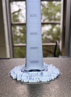 北京中信大厦模型简约地标建筑中国尊摆件定制礼品旅游建筑工艺品