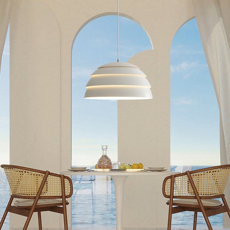 奶油风餐厅灯餐桌轻奢现代简约餐饮吊灯店铺商用2024年流行小吊灯,淘宝优惠券,粉丝福利购,淘宝优惠卷
