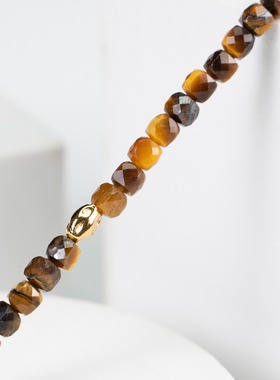 日落焦糖 虎眼石手链
